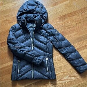 Michael Kors Hooded Packable Puffer Jacket
